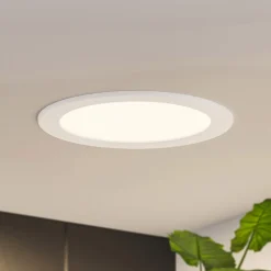 Loftlamper|Loftlamper ^ PRIOS LED-indbygningslampe Cadance, hvid, 22 cm, sæt med 3, CCT