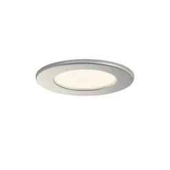 Loftlamper|Indbygningsspots ^ PRIOS LED-indbygningslampe Cadance, sølv, 12 cm, sæt med 3, CCT