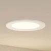 Gang|Loftlamper ^ PRIOS LED-indbygningslampe Cadance, hvid, 17 cm, CCT, IP44
