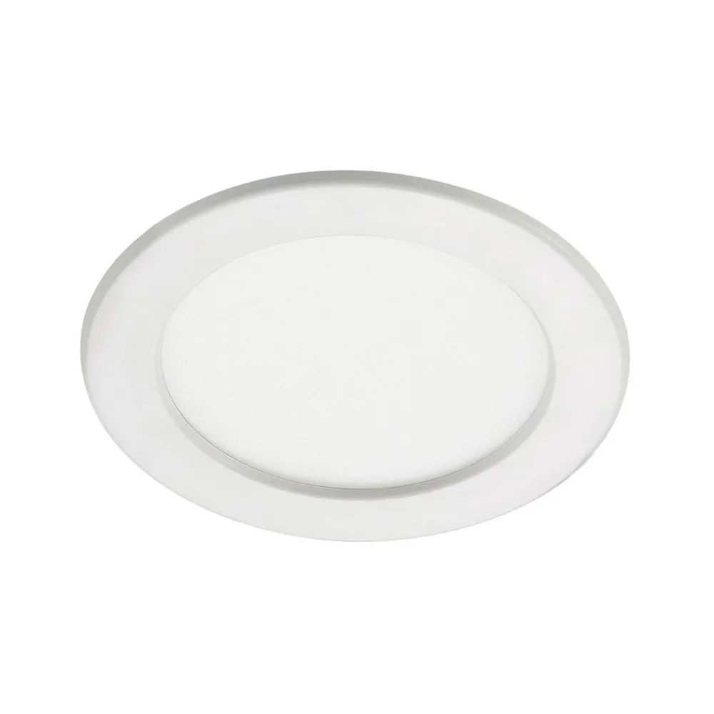 Gang|Loftlamper ^ PRIOS LED-indbygningslampe Cadance, hvid, 17 cm, CCT, IP44