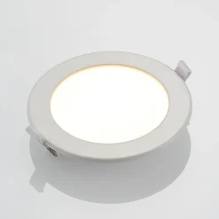 Gang|Loftlamper ^ PRIOS LED-indbygningslampe Cadance, hvid, 17 cm, sæt med 3, CCT