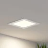 PRIOS Loftlamper|Loftlamper > LED-indbygningslampe Helina, sølv, 22 cm, 18 W, dæmpbar