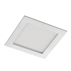 PRIOS Loftlamper|Loftlamper > LED-indbygningslampe Helina, sølv, 22 cm, 18 W, dæmpbar