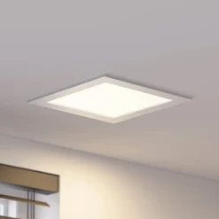 PRIOS Indbygningsspots > LED-indbygningslampe Helina, sølv, 22 cm, 24 W, dæmpbar