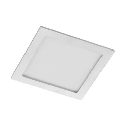 PRIOS Indbygningsspots > LED-indbygningslampe Helina, sølv, 22 cm, 24 W, dæmpbar