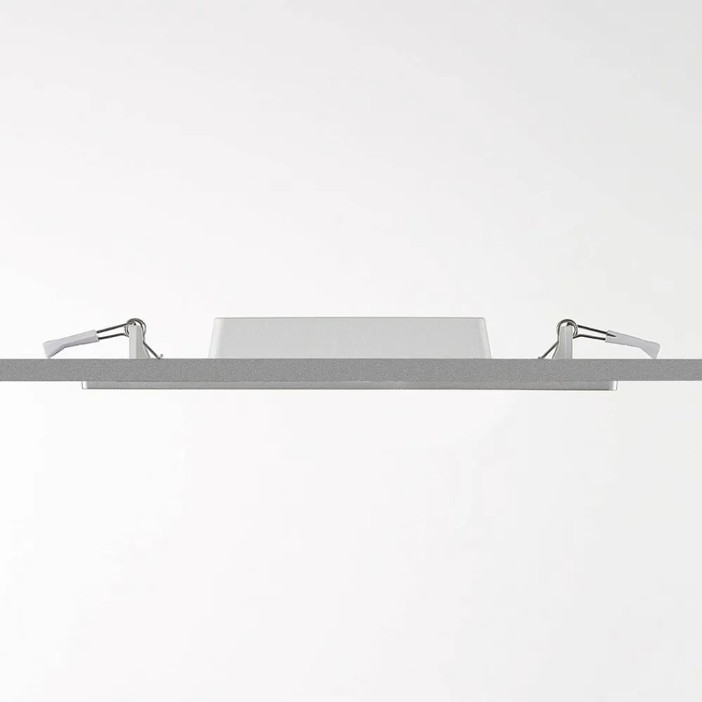 PRIOS Indbygningsspots > LED-indbygningslampe Helina, sølv, 22 cm, 24 W, dæmpbar