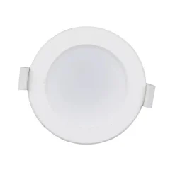 PRIOS Loftlamper|Indbygningsspots > LED-indbygningslampe Rida, sæt med 3, hvid, 10 cm, CCT, IP44
