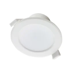 PRIOS Loftlamper|Indbygningsspots > LED-indbygningslampe Rida, sæt med 3, hvid, 10 cm, CCT, IP44