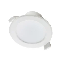 Loftlamper|Indbygningsspots ^ PRIOS LED-indbygningslampe Rida, 3 enheder, hvid, 23 cm, 30W, CCT, IP44