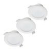 PRIOS Loftlamper > LED-indbygningslampe Rida, sæt med 3, hvid, 19 cm, CCT, IP44