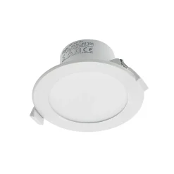 Loftlamper|Indbygningsspots ^ PRIOS LED-indbygningslampe Rida, sæt med 3, hvid, 12 cm, CCT, IP44