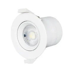 Indbygningsspots|Spotlights ^ PRIOS LED indbygningslampe Shima, hvid, 7W, 3000K, 3 enheder, dæmpbar