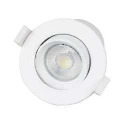 Indbygningsspots|Spotlights ^ PRIOS LED indbygningslampe Shima, hvid, 7W, 3000K, 3 enheder, dæmpbar