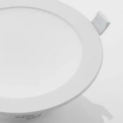 Loftlamper ^ PRIOS LED-indbygningsspot Rida, hvid. Ø 19 cm, CCT, IP44