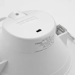 Loftlamper ^ PRIOS LED-indbygningsspot Rida, hvid. Ø 19 cm, CCT, IP44
