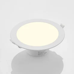 Loftlamper|Loftlamper ^ PRIOS LED-indbygningsspot Rida, hvid. Ø 23 cm, 25W, CCT, IP44