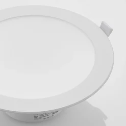 Loftlamper|Loftlamper ^ PRIOS LED-indbygningsspot Rida, hvid. Ø 23 cm, 25W, CCT, IP44