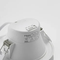 PRIOS Loftlamper|Loftlamper > LED-indbygningsspot Rida, hvid. Ø 12 cm, CCT, IP44