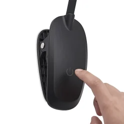 PRIOS Arbejdsrum/Kontor|Bordlamper > LED-klemmelygte Harumi, sort, genopladeligt batteri, USB, 51 cm