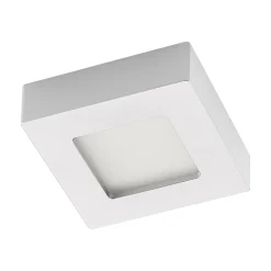Loftlamper ^ PRIOS LED-loftlampe Alette, sølv, 12,2 cm, dæmpbar