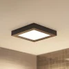 PRIOS Loftlamper > LED-loftlampe Alette, sort, 24 W, CCT, dæmpbar