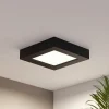 PRIOS Loftlamper > LED-loftlampe Alette, sort, 12 W, CCT, dæmpbar
