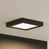 Loftlamper ^ PRIOS LED-loftlampe Alette, sort, 18 W, CCT, dæmpbar