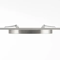 PRIOS Loftlamper|Indbygningsspots > LED-loftlampe Aureka, Ø 23 cm, sølv, metal