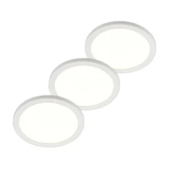 PRIOS Loftlamper > LED-loftlampe Aureka, sæt med 3, sensor, Ø 33 cm, hvid