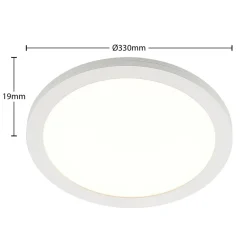 PRIOS Loftlamper > LED-loftlampe Aureka, sæt med 3, sensor, Ø 33 cm, hvid