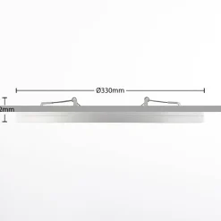 PRIOS Loftlamper > LED-loftlampe Aureka, sæt med 3, sensor, Ø 33 cm, hvid