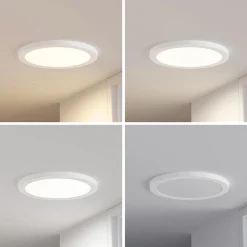 PRIOS Loftlamper > LED-loftlampe Aureka, sæt med 3, sensor, Ø 33 cm, hvid