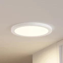 PRIOS Gang|Loftlamper > LED-loftlampe Aureka, sæt med 2, sensor, Ø 33 cm, hvid
