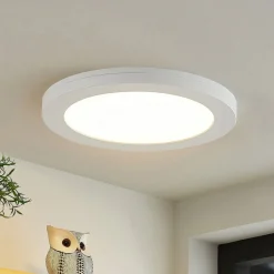 PRIOS Gang|Loftlamper > LED-loftlampe Aureka, sæt med 3, sensor, Ø 23 cm, hvid