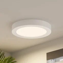 PRIOS Loftlamper > LED-loftlampe Edwina, hvid, 25 cm, sæt med 2 stk