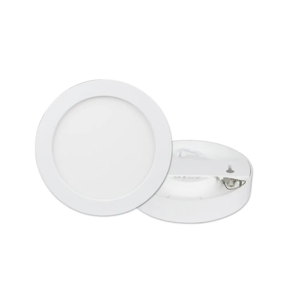 Loftlamper ^ PRIOS LED-loftlampe Edwina, hvid, 12 cm, sæt med 10 stk