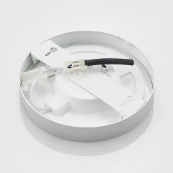 PRIOS Loftlamper|Indbygningsspots > LED-loftlampe Edwina, sølv, 23 cm, sæt med 2 stk
