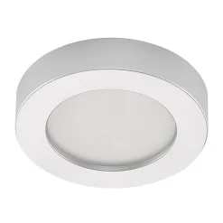 Loftlamper ^ PRIOS LED-loftlampe Edwina, sølv, 18 cm, sæt med 2 stk