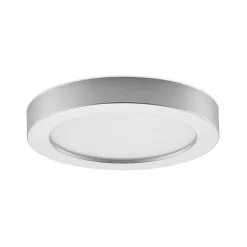 Loftlamper ^ PRIOS LED-loftlampe Edwina, sølv, 25 cm, sæt med 3 stk