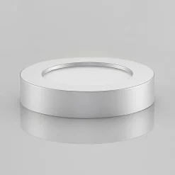 PRIOS Loftlamper > LED-loftlampe Edwina, sølv, 18 cm, sæt med 10 stk