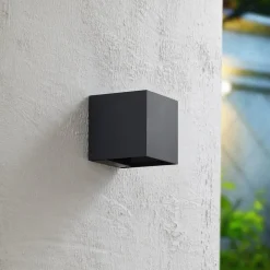Væglampe Med Sensor|Solcellelamper ^ PRIOS LED-væglampe med solceller Lius, højde 15 cm, bevægelsessensor