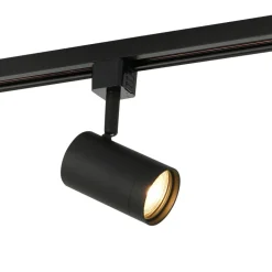 Skinnesystem ^ PRIOS skinnespot Jorell, sort, 1 lyskilde, GU10, metal