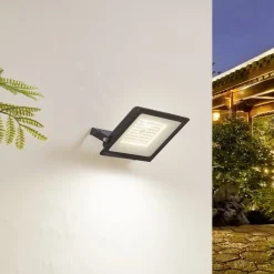 PRIOS Terrassebelysning|Udendørs Spot > udendørs LED-spot Maikel, 100W, 8000lm, metal