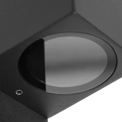 PRIOS Væglampe Med Sensor|Væglamper > udendørs væglampe Tetje, sort, kantet, sensor