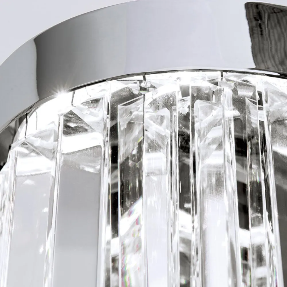 Væglamper ^ ORION Prism LED-væglampe med up- and downlight, krom