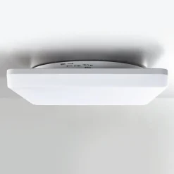 Heitronic Udendørs Loftlamper > Pronto LED-loftlampe, kantet, 28 x 28 cm