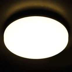 Udendørs Loftlamper ^ Heitronic Pronto LED-loftlampe, rund, Ø 28 cm
