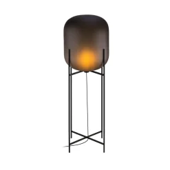 Gulvlamper ^ pulpo gulvlampe Oda Big, røggrå ætset/sort, 140 cm