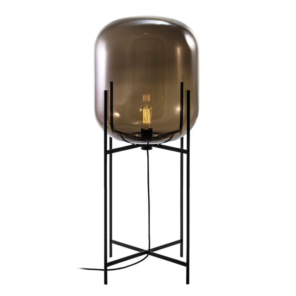 Gulvlamper ^ pulpo gulvlampe Oda In Between, røgfarvet grå/sort, 111 cm