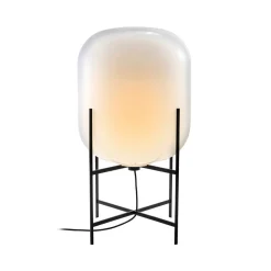 pulpo Gulvlamper > gulvlampe Oda Medium, hvid/sort, højde 85 cm